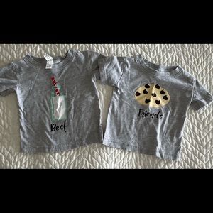 Twin milk & cookies shirt